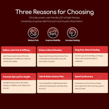 Load image into Gallery viewer, blue red infrared light therapy wrap for horses