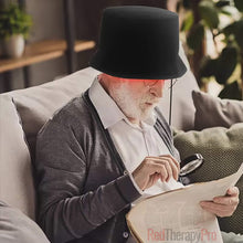Load image into Gallery viewer, dual-function red light cap for cognitive support and hair growth
